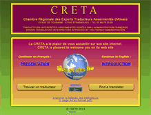 Tablet Screenshot of creta-france.com